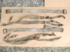 🟢 LOT BRELAGE BRETTELLE CEINTURON PARA MILITAIRE TAP GUERRE INDOCHINE ALGERIE