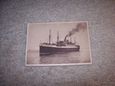 AWESOME OLD POSTCARD OF BOAT