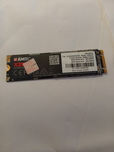 Ssd emtec x250 - x250, 256