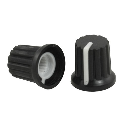 Boutons plastique noir pcs - plastique, w