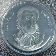 Médaille Henri IV. Argent. Belle Epreuve
