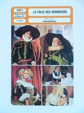 CARTE FICHE CINEMA 1971 LA FOLIE DES GRANDEURS Louis de Funès Yves Montand Alber