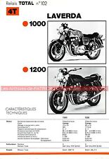 LAVERDA 1000 1200 à 3 cylindres Fiche Technique Moto 000302