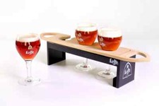 Bière belge bistrot Leffe tasting Tray plateau de dégustation