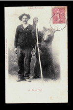 Cpa Eleveur d'Ours Ariège