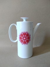 Cafetière Hans Theo Baumann pour THOMAS * Médaillon floral  * Années 70