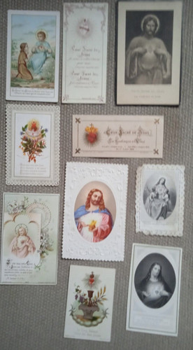 Lot images pieuses - images,