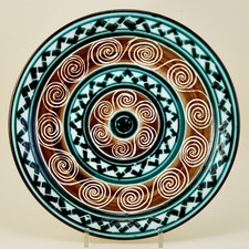 PICAULT Robert Vallauris 1 grande assiette plate  (objet 14)