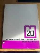HP 9820A Calculator Math Pac Model 20 Manual