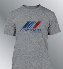 tee shirt Concorde Air France avion supersonique vintage British Airways usé