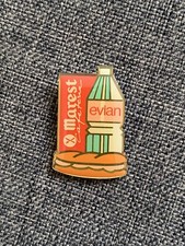 Pin's Marest Cafétéria - version bouteille Evian
