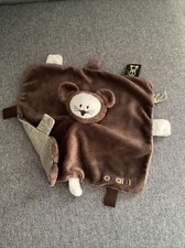 O/ Doudou OBAIBI Okaidi OB Souris Plat Marron Blanc Rayé Étiquettes