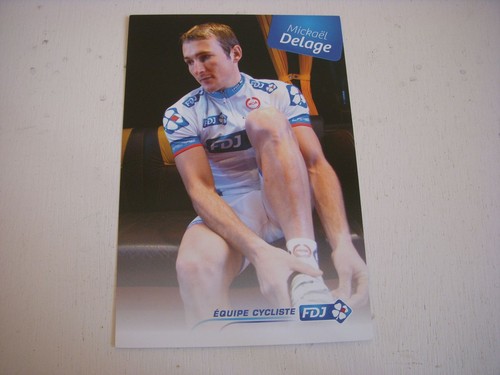 Cyclisme carte postale fdj - postale,
