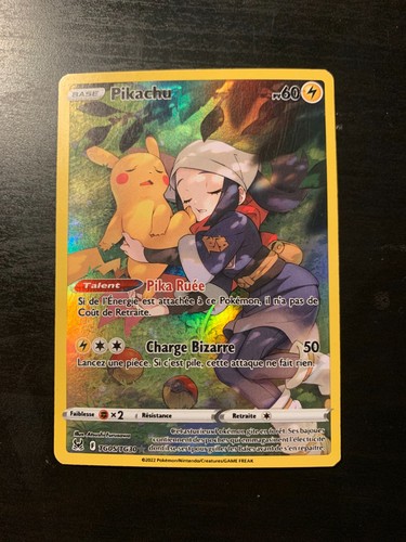 Carte pokémon pikachu - carte,