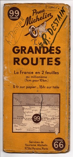 Carte michelin grandes - michelin, n°99