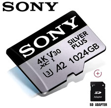 NEUF / NEW Carte micro SD SONY 1024 Go / Gb ( 1 Tb ) SILVER PLUS memory card