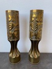 Paire obus douille decore - paire, d’obus
