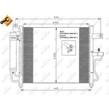 Condensateur Climatisation NRF