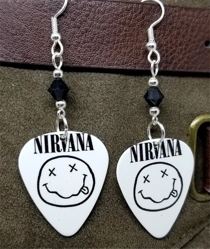 Nirvana smiley face guitar - nirvana,