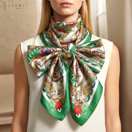 Rare vintage foulard soie - vintage,