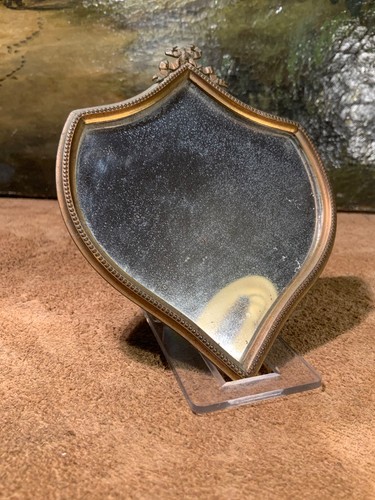 Ancien petit miroir - , à