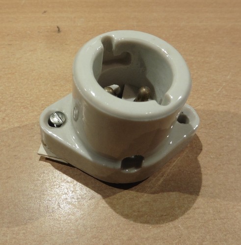 Applique douille porcelaine
