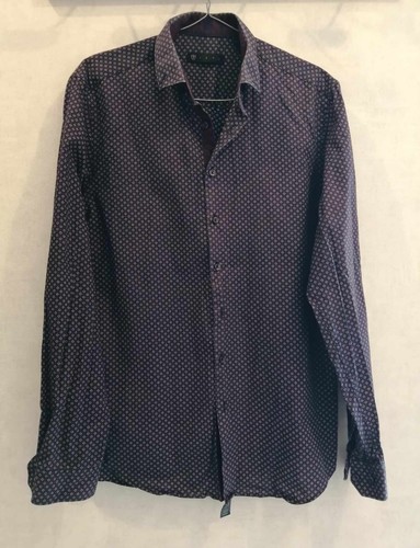 Chemise violette fleurs - à,
