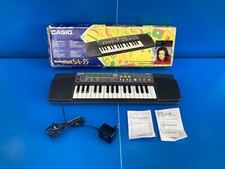 SYNTHETISEUR CLAVIER CASIO SA-35 + NOTICE ALIMENTATION PIANO MICHAEL JACKSON