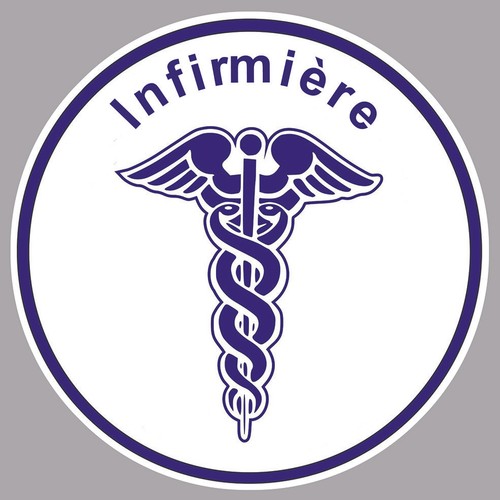 Infirmiere caducee 10cm - caducee,