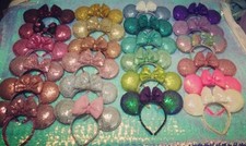One Sequin mouse ears minnie mickey ears headband multi color for choice Part 2