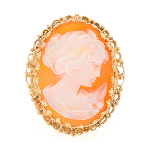 Jaune coque cocktail - jaune, bague