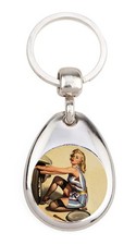 Pin Up Change une roue - Porte