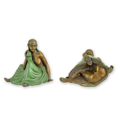 Sculpture femme coloré - sculpture,
