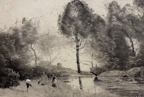 Jean baptiste corot danse - baptiste,