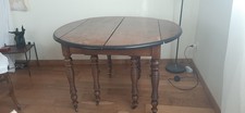 Table Louis Philippe Noyer Massif 8 Pieds Tournés 