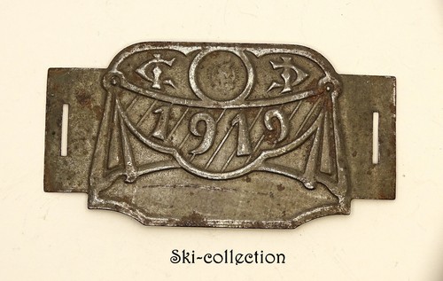 Plaque vélos ancienne - plaque, de