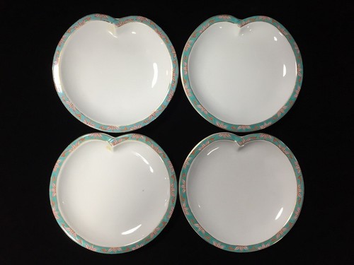 P0657 assiettes porcelaine - assiettes, en