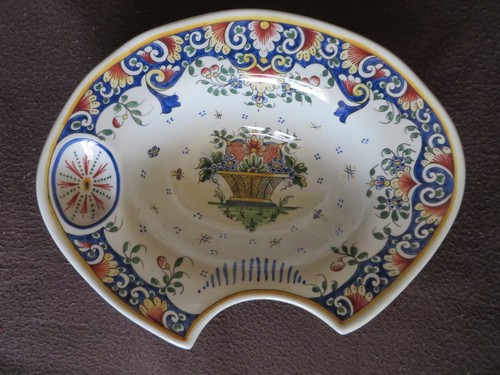 Plat barbe faience - a, de