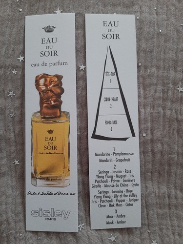 Carte parfumée perfume card - parfumée,