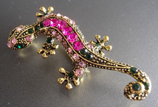 BELLE BROCHE SALAMANDRE, 4,5 cm de long