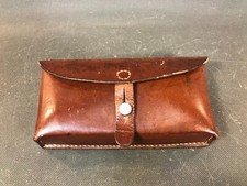 Ancien étui en cuir pochette
