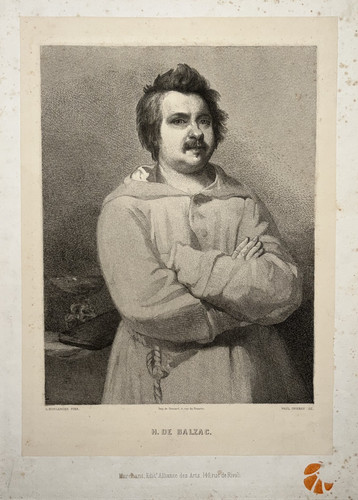 Honore balzac portrait - honore, de