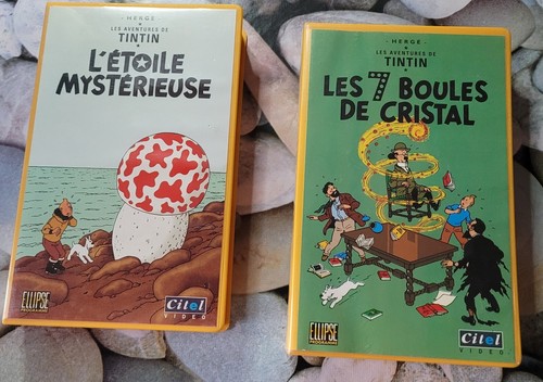 Tintin vhs cassettes - vhs,