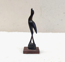 Antique Fait Cigogne Oiseau