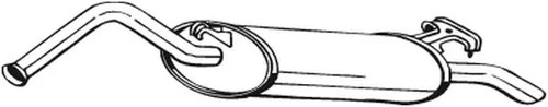 Silencieux final 278 - -975, bosal