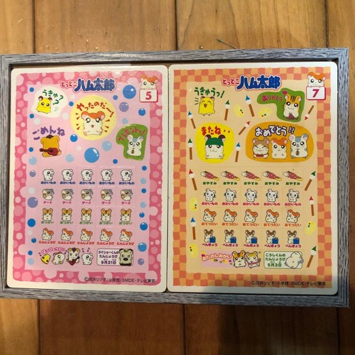 Character hamtaro sticker set - hamtaro,