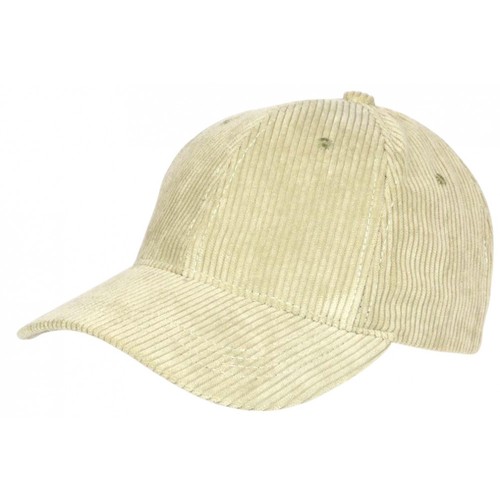 Casquette velours beige cotele - casquette,