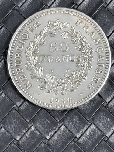 Pièce francs 1980 argent - 50,