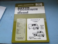 défaut Renault Trafic 1  moteur 2.1 2.5 T P 800 1000 1200 revue technique diesel