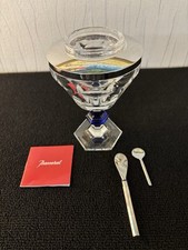 Verre ou pot a crème La Prairie en cristal de Baccarat